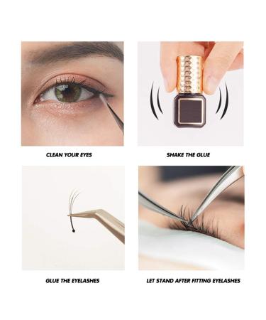 Shop 3D Eyelash Extensions - Premium Mix Fans & Finished Compartments for Volume | International Shipping - Buy Online on SooperMarket.com