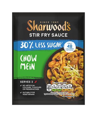 Sharwood'S Stir Fry Sauce 30% Less Sugar Chow Mein 120 g