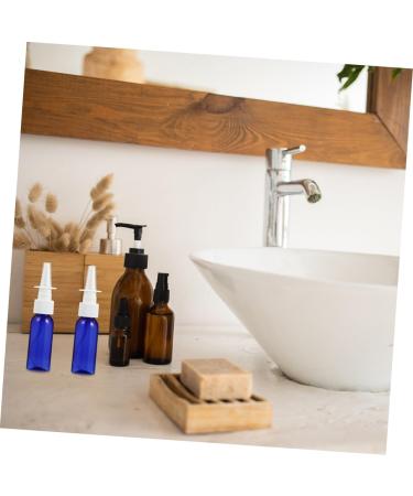 FRCOLOR 6pcs Round Shoulder Nasal Spray Travel Lotion Bottles - Refillable Glass Containers for Liquids - Toiletry Travel Containers - Nasal Mist Pump Bottle - Buy Online on SooperMarket.com