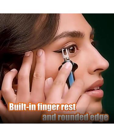 Aaiffey Eyeliner Applicator Tool - Pink Silicone Guide with Black Creams | Easy No-Skip Waterproof Eyeliner Kit - Buy Online on SooperMarket.com