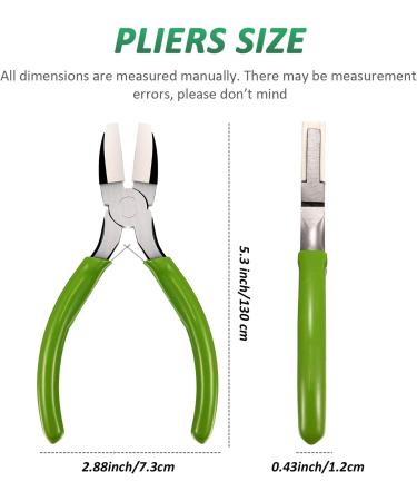 2 Pack Nylon Nose Pliers - Carbon Steel Jewelry Making Tools for Beading & Wire Crafts - 5.3 Inch - Buy Online on SooperMarket.com
