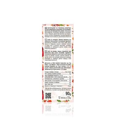 Buy Intick Sugar-Free Instant Drink Pomegranate Flavor | 12 x 1.5L Pack | Vegan Low Calorie Vitamin C Beverage Powder | International Shipping Available - Buy Online on SooperMarket.com
