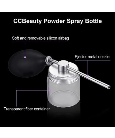 CCBeauty Hair Powder Spray Bottles - Fine Mist Sprayer for Hair Building Fibers - Reusable Hair Atomizer Pump for Hair Loss Concealer - Bald and Thinning Hair Applicator - Buy Online on SooperMarket.com