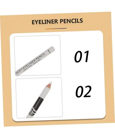 Gogogmee 12pcs Lying Silkworm Eyeliner Liner Gel Pencil Makeup Eyeshadow Pencils Makeup Eyeliner Wood White - Buy Online on SooperMarket.com