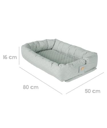 Buy Roba Babylounge 3 in 1 - Frosty Green Changing Mat & Bed Snake | International Shipping Available - Buy Online on SooperMarket.com