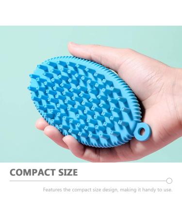 Soft Silicone Toddler Scalp Massage Pad Set - 3pcs | Gentle Bath Shampoo Scrubber for Children | Parent-Child Bonding Bath Care Tool - Buy Online on SooperMarket.com