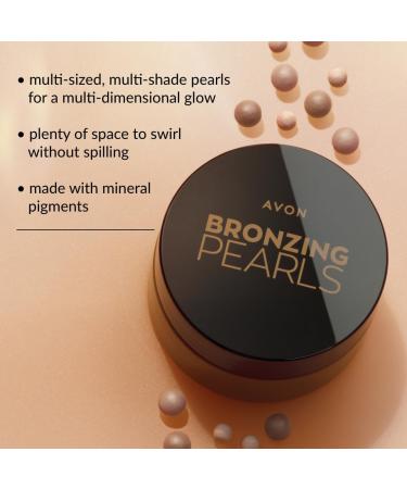 Avon Glow Bronzing Powdered Beads - Mineral Pigments for Radiant Complexion & Deep Bronze - 28g - Buy Online on SooperMarket.com