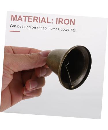 PopetPop 10-Pack Small Cow Bells - Anti-Theft Christmas Decorations for Pets Cattle & Sheep | Loud Iron Bell Accessories - Buy Online on SooperMarket.com