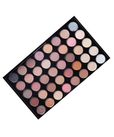 Rosvola Eye Makeup Palette - 40 Vibrant Colors Long-Lasting Matte & Glitter Eyeshadow for Daily Use - International Shipping - Buy Online on SooperMarket.com