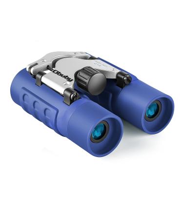 Obuby Real Binoculars for Kids Gifts for 3-12 Years Boys Girls 8x21 High-Resolution Optics Compact Toy Binocular for Bird Watching,Travel, Camping Blue