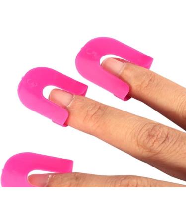 Delaman Nail Polish Protector Guards 26PCS - Gel Nail Tips Anti-Spill Holder Clip, Cuticle Guard & Skin Barrier Manicure Tool - Buy Online on SooperMarket.com