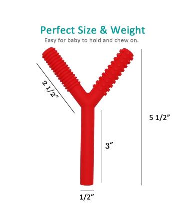 6 Pack Baby Teething Toys for 6-12 Months + 3 Pack Y Shape Teether Toy Set - Buy Online on SooperMarket.com