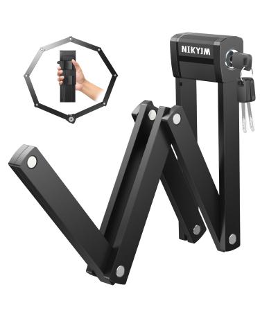 Bicycle lock folding lock 130cm folding palace bicycle with bracket-bike lock High safety from hardened steel bike lock with 3 keys-e scooter Castle Bike Lock
