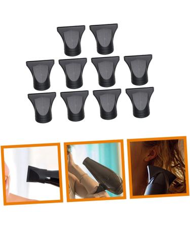 Healeved 30 Pcs Hair Dryer Nozzle Pp Black Modeling - Buy Online on SooperMarket.com