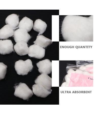 FOMIYES 400Pcs Pure Cotton Balls - Disposable & Absorbent for First Aid, Cleaning Jewelry, Phone, Eyeglass, Camera Lenses & Screens - Buy Online on SooperMarket.com
