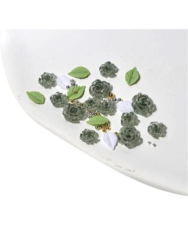 3D Flower Nail Steel Beads Leaf Nails Art Nails Art Decorations Nails Art Supplies for Acrylic Nails 3D Flower Nail Leaf Nails Art Steel Beads Nails Art Decorations - Buy Online on SooperMarket.com
