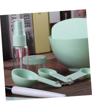 minkissy Makeup makeup tool kit makeup Brush spatulas Puff Soaking Bottle Gauges facial spoon makeup Spray Bottle makeup Bowl makeup mixing large makeup Mask medium Green - Buy Online on SooperMarket.com