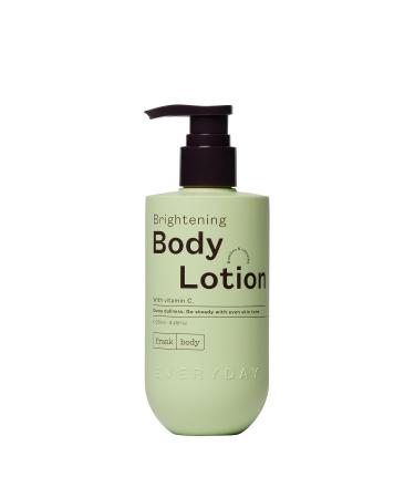 frank body Brightening Body Lotion | Vegan & Cruelty Free | Vitamin C Kakadu Plum & Jojoba Oil | Helps Brighten Dark Spots & Hyperpigmentation | Bamboo & Camellia Scent (250mL / 8.45 fl oz)