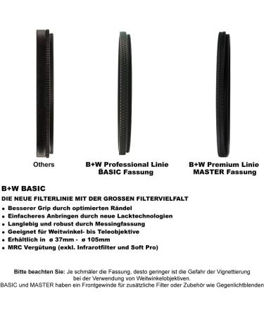B+W 72mm UV Haze Filter - MRC 010M Glass Filter - Buy Online on SooperMarket.com