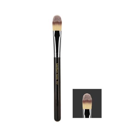 Bdellium Tools Professional Makeup Brush - Maestro Series 947 Small Foundation - With Soft Synthetic Fibers For Creating a Smooth Even Finish (Black 1pc)