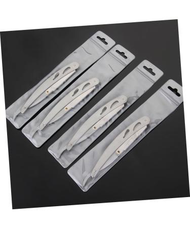 Magiclulu Vintage Razor Set for Men - 3pcs Stainless Steel Razor Holder & Hair Clipping Tool - Buy Online on SooperMarket.com