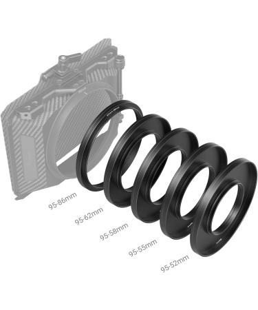 SmallRig Lens Adapter Ring Kit for Matte Box 3196 - CPL and ND Filter Threads (52mm/55mm/58mm/62mm/86-95mm) - Matte Box Adapter 3383 - Buy Online on SooperMarket.com
