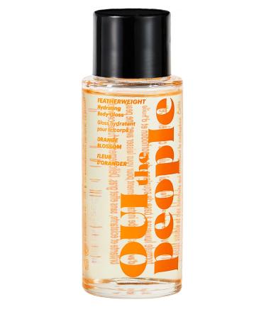 OUI the People FEATHERWEIGHT Hydrating Body Gloss ORANGE BLOSSOM - Skin Barrier Boosting Serum Oil for Deep Hydration - Softens Firms and Enhances Skin Health - 3.3 oz