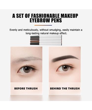 NOLITOY 4pcs Four Forked Eyebrow Pencil Miss Very Fine Makeup - Buy Online on SooperMarket.com