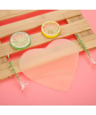 Silicone D collet Pad - Anti-Wrinkle & Lifting Transparent Self-Adhesive Chest Pad | Washable & Reusable (Heart Shape) - International Shipping Available - Buy Online on SooperMarket.com