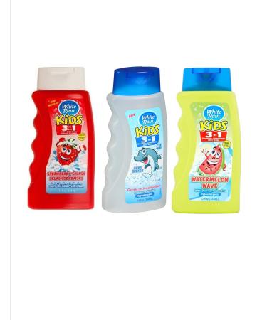 White Rain Wholesale White Rain Kids 3 In 1 Strwbry Splash, 12 Fl Oz (Model: 927400)