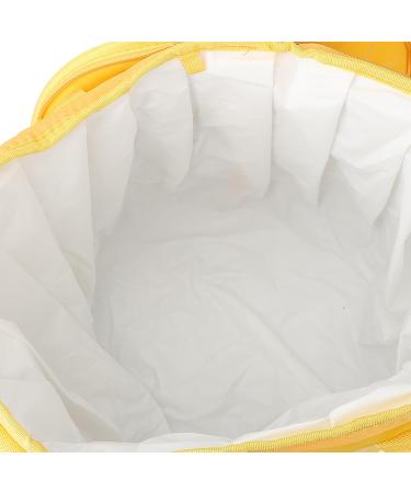 Foot Soaking Bath Bag Lightweight Preventing Tipping Folding Foot Bath Bag for Outdoors for Picnic Water Container (Mango Yellow) - Buy Online on SooperMarket.com