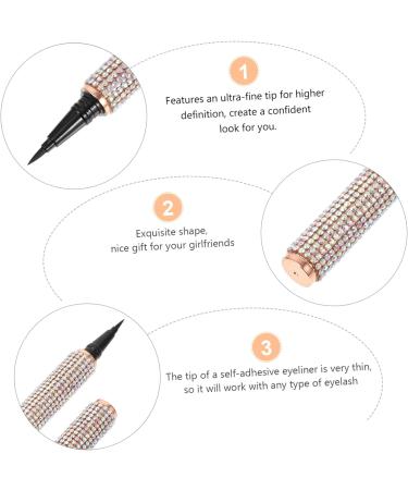 CANIGHT 1pc Eyeliner Black Pen Eyelash Glue Pen for False Lashes Eye Makeup Pencil Makeup Supply Plastic - Buy Online on SooperMarket.com