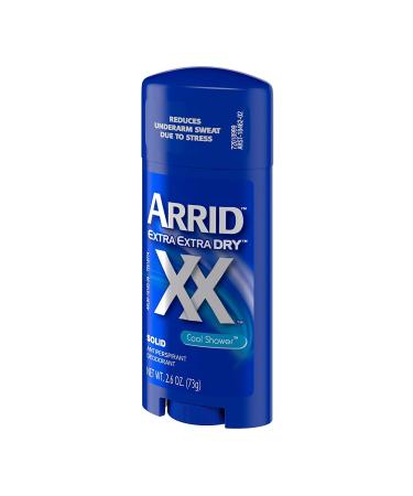 Arrid Deodorant 2.6oz Solid Xx Cool Shower (76ml) - 3 Pack - Buy Online on SooperMarket.com