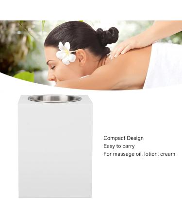 Massage Oil Bottle Warmer Single Bottle Salon Cream Warmer Automatic Adjusted Temperature Compact Lotion Warm Heater for Salon(US plug) - Buy Online on SooperMarket.com