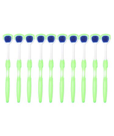 Tounge Scraper er  Tongue Scraper Ergonomic Design for Tongue(Green)