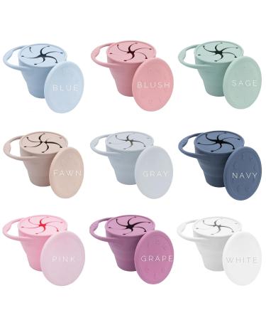 BapronBaby Silicone Collapsible Snack Cup (Navy) - 100% Food Grade Silicone - BPA  Phthalate  and Latex Free - Dishwasher Safe - 6 Months+ - Buy Online on SooperMarket.com