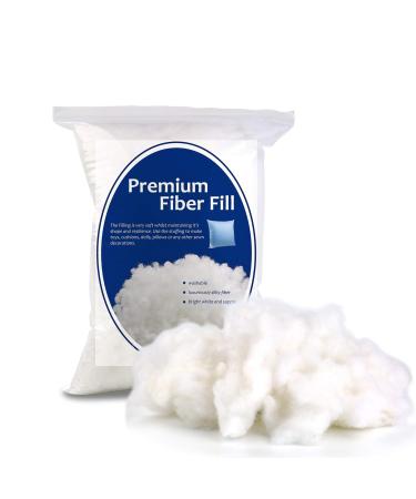 100g/3.5oz Polyester Fiber Fill, Premium Fiber Fill Stuffing, Fluff Stuffing High Resilience Fill Fiber for Stuffed Animal Crafts, Pillow Stuffing, Cushion Stuffing