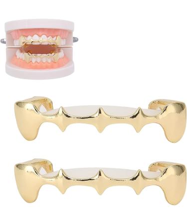 Hip Hop Brace Party Teeth Brace Compatible for Halloween for Party for Music Concerts(Gold) - Buy Online on SooperMarket.com