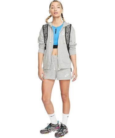 Nike Women's Sportswear Gym Vintage Full-Zip Hoodie Grey 1X - Comfort and Style for Active Women - Buy Online on SooperMarket.com