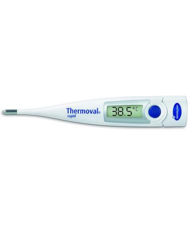 Thermoval Rapid Digital Thermometer - Fast Waterproof Ideal for Children & Adults - 1 Piece - Buy Online on SooperMarket.com