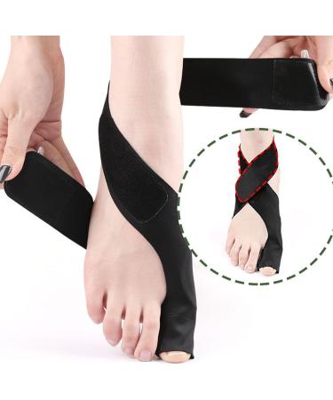 Adjustable Bale Sleeve with Shock-Damping Velcro Fastener for Big Toes - Comfort Day & Night (Left Foot) | International Shipping Available - Buy Online on SooperMarket.com