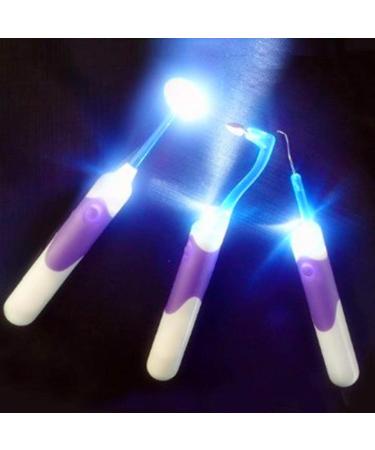 Dental Care Set Kit with LED Lights - Mirror Toothpick & Tartar Remover for Bright Smiles | International Shipping - Buy Online on SooperMarket.com