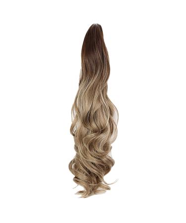YUECI hair extension extension clip in ponytail extensions real hair braid hair extension with clip claw hair extensions synthetic claw clip ponytail hair extensions 45.72 cm unit size # 11