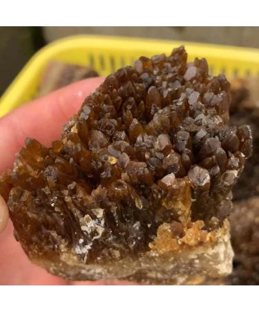 Crystal Natural Yellow Amber Calcite Rough Crystal Stone Collection Rough Rock Specimen Home Decor (Size : 60-100g) - Buy Online on SooperMarket.com