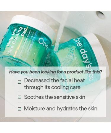 One-Day's Help Me Ice Cooling Pad (80 Pads) - Exfoliating and Hydrating After-Sun Care - Buy Online on SooperMarket.com