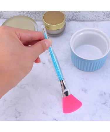 FOMIYES Silicone Brush Facial Brush Facial Brush Silicone Makeup Brush Cosmetic Applicator 14*4cm Blue - Buy Online on SooperMarket.com