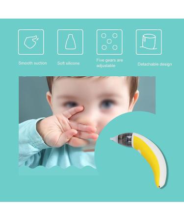 Soft Silicone Electric Nasal Aspirator for Infants - Yellow - Buy Online on SooperMarket.com