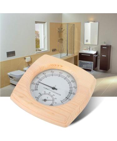 HEEPDD Sauna Room Thermometer & Hygrometer - Premium Wooden Meter for Indoor Use | Best for Sauna & Humidity Control - Buy Online on SooperMarket.com