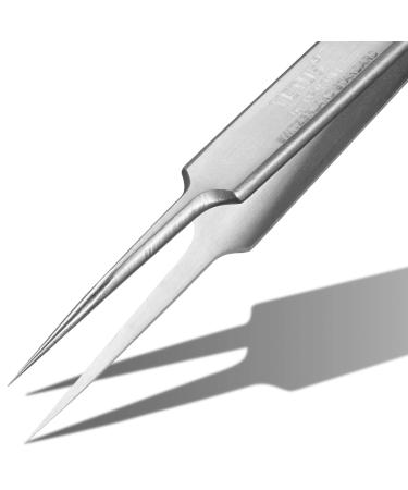 Eyelash Tweezers for Extensions | VETUS 5-SA Straight - 110mm | Premium Quality Individual Eyelash Application - Buy Online on SooperMarket.com