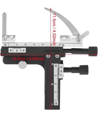 High Precision 14.5cm X-Y Moveable Stage for Microscope | Manual Caliper Lift, 16cm Height - Buy Online on SooperMarket.com